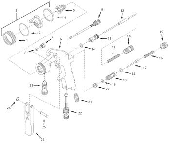 Part Location Diagram of DH750400AV Campbell Hausfeld Air Valve Kit